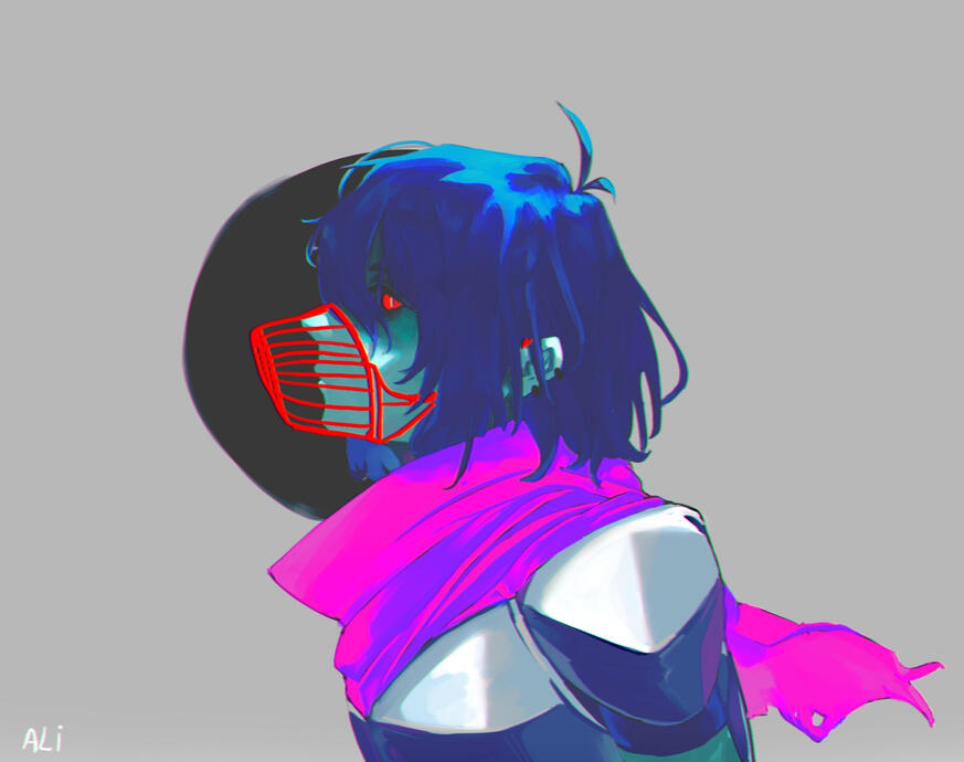Kris from DELTARUNE.