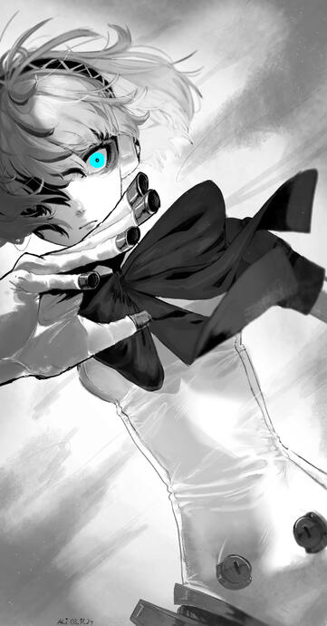 Aigis from Persona 3.
