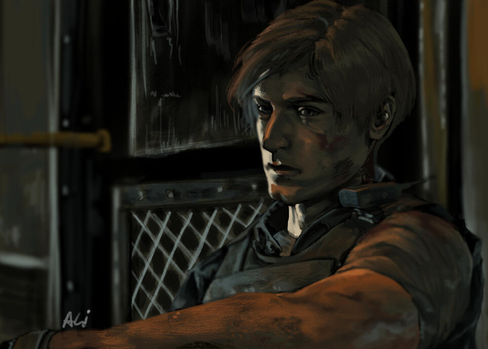 Leon Kennedy from Resident Evil 2 Remake.