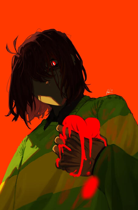 Kris from DELTARUNE.