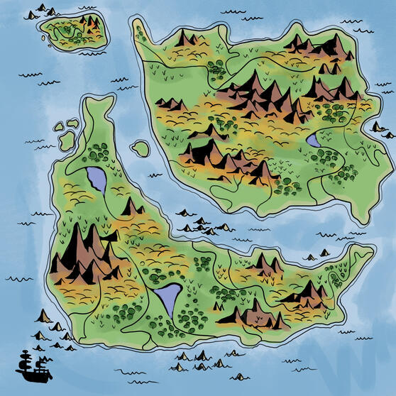 Map made for a college assignment. Map made for a college assignment.